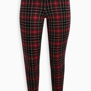 Torrid full length plaid leggings